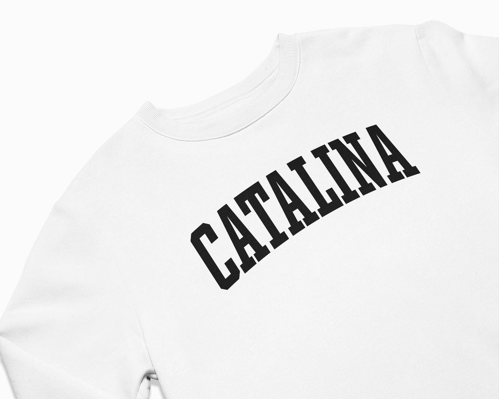 Catalina Crewneck Sweatshirt - White/Black