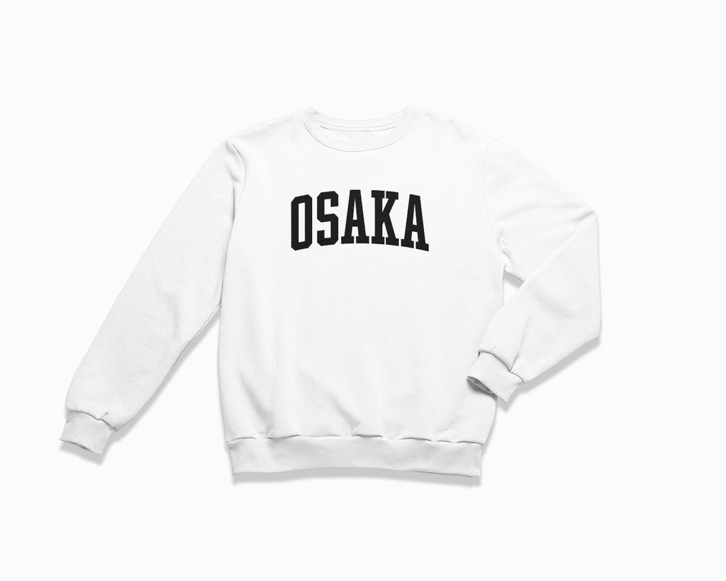 Osaka Crewneck Sweatshirt - White/Black