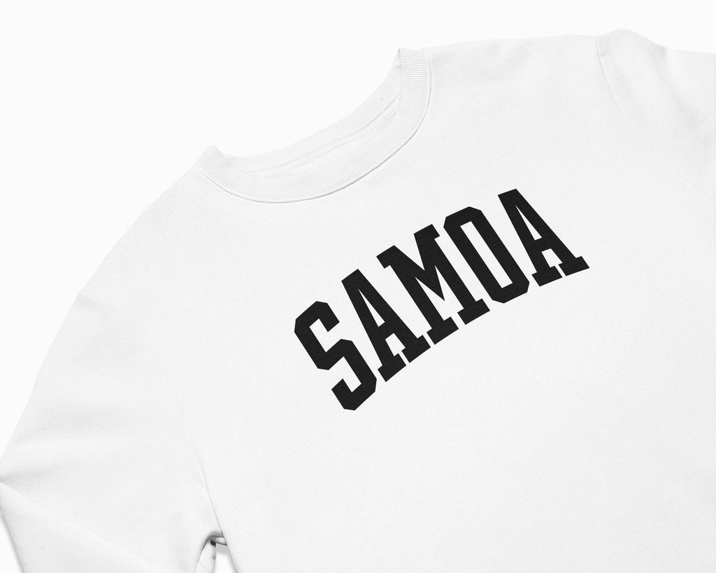 Samoa Crewneck Sweatshirt - White/Black