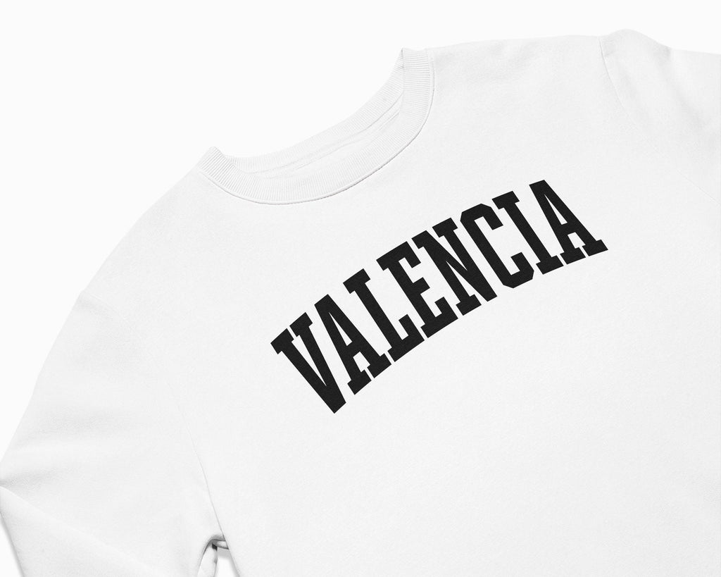 Valencia Crewneck Sweatshirt - White/Black