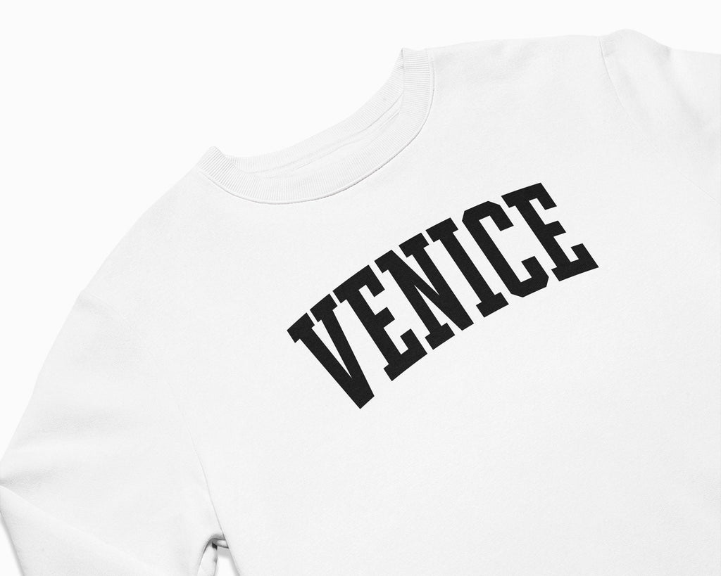 Venice Crewneck Sweatshirt - White/Black