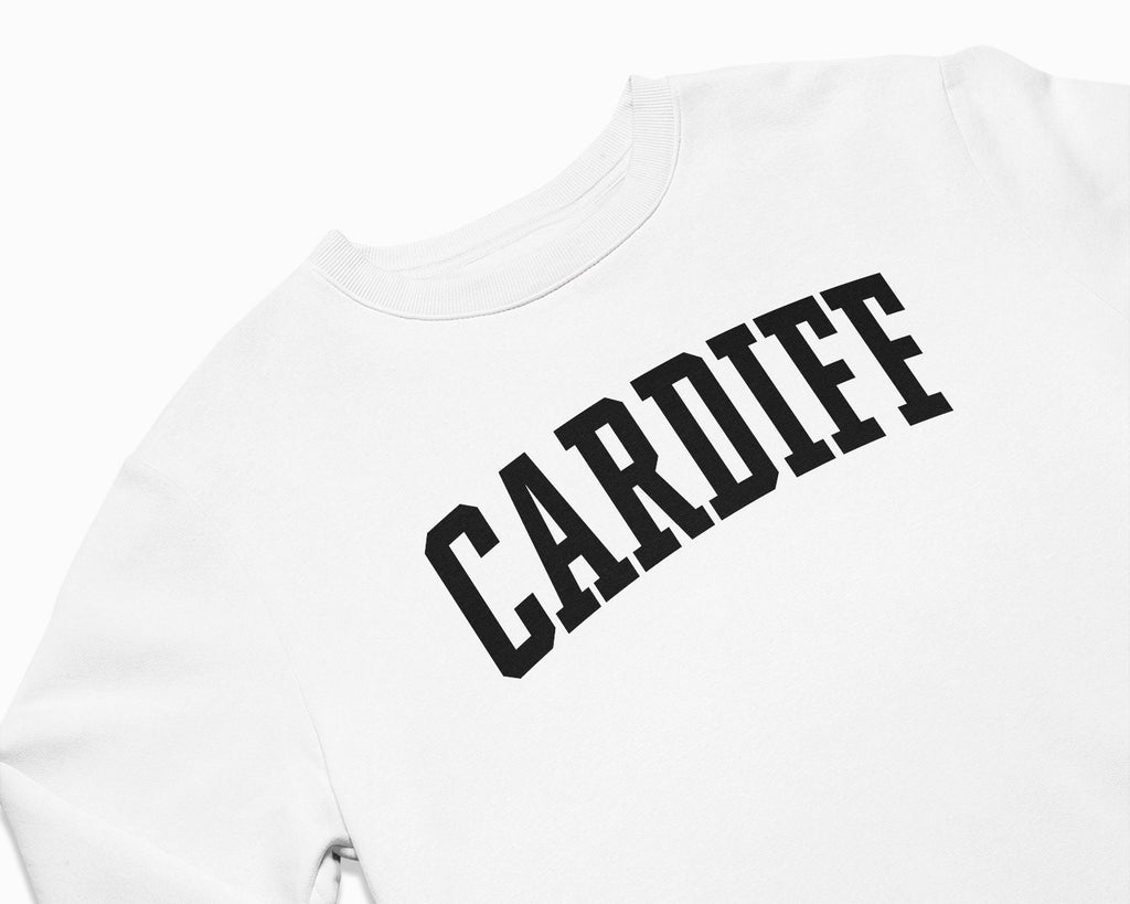 Cardiff Crewneck Sweatshirt - White/Black