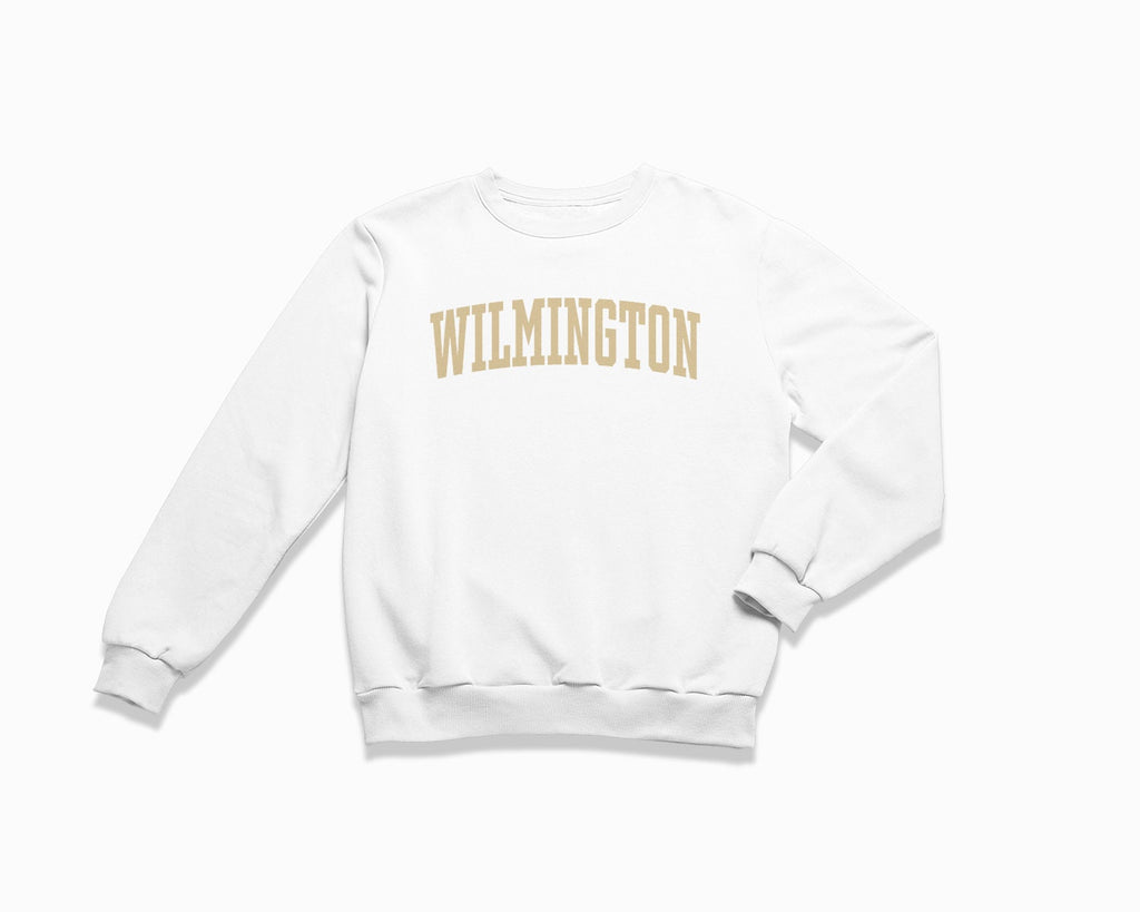 Wilmington Crewneck Sweatshirt - White/Tan