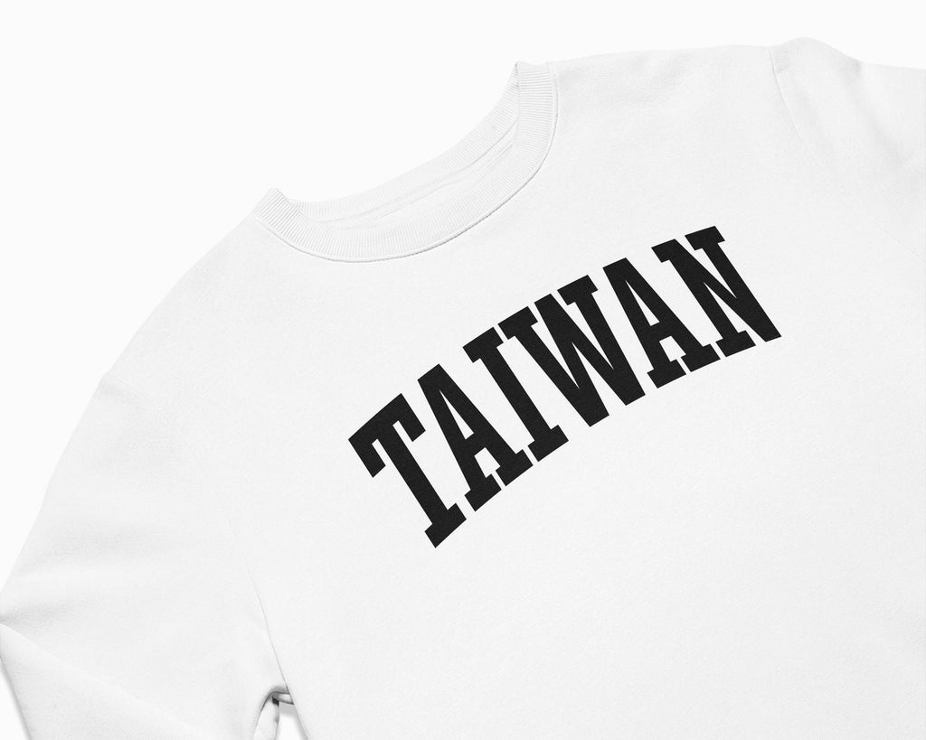 Taiwan Crewneck Sweatshirt - White/Black