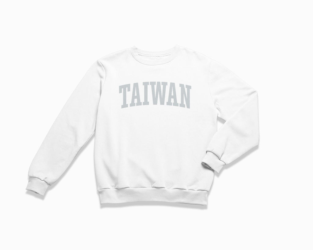 Taiwan Crewneck Sweatshirt - White/Grey