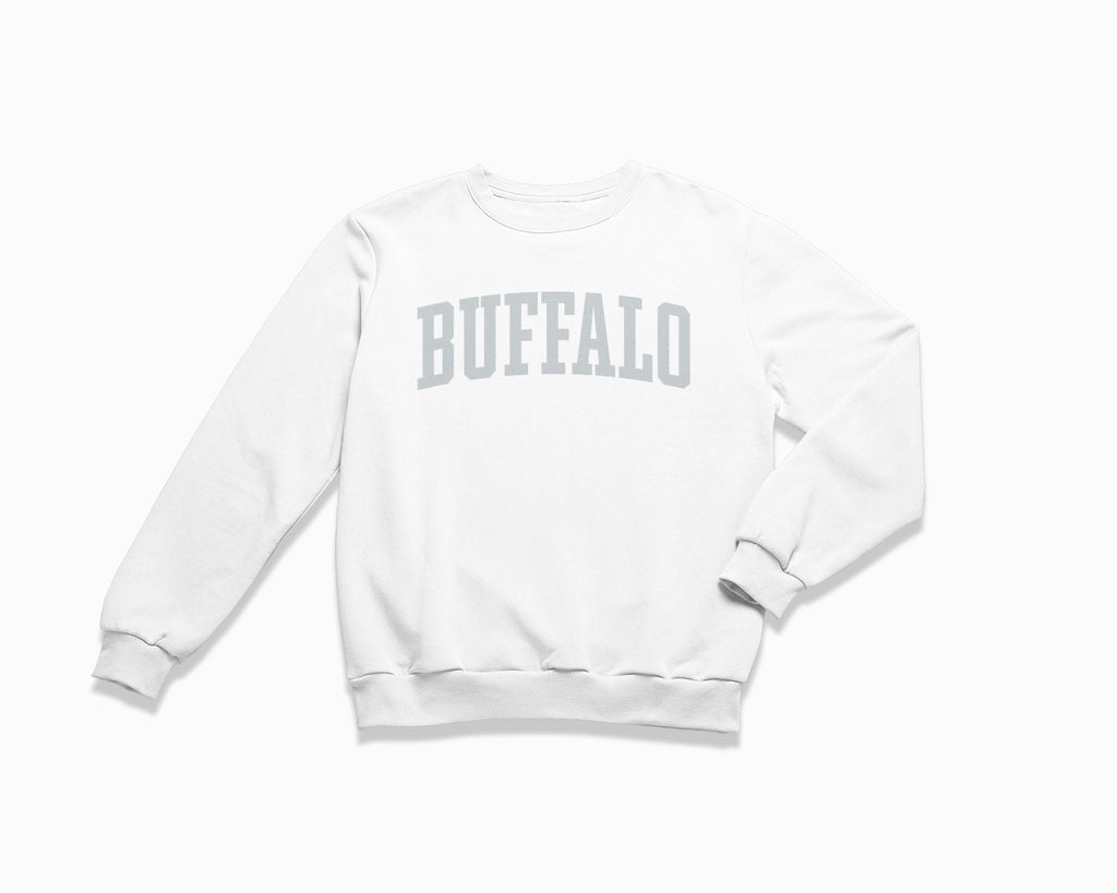 Buffalo Crewneck Sweatshirt - White/Grey