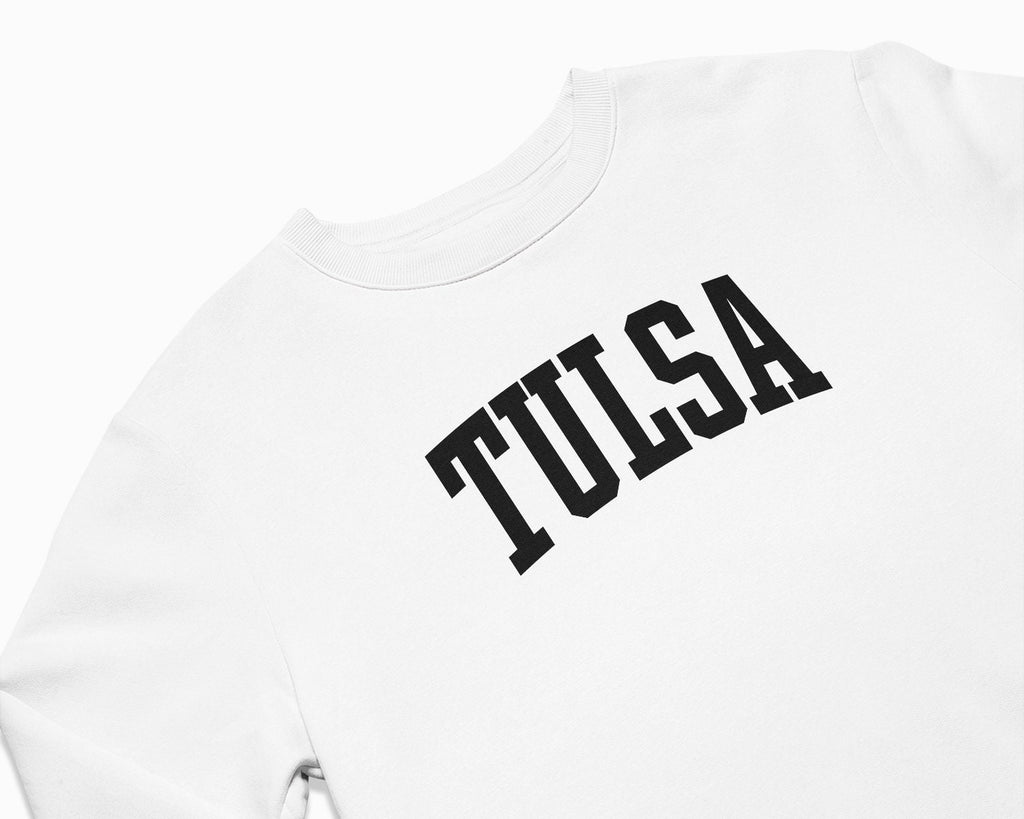 Tulsa Crewneck Sweatshirt - White/Black