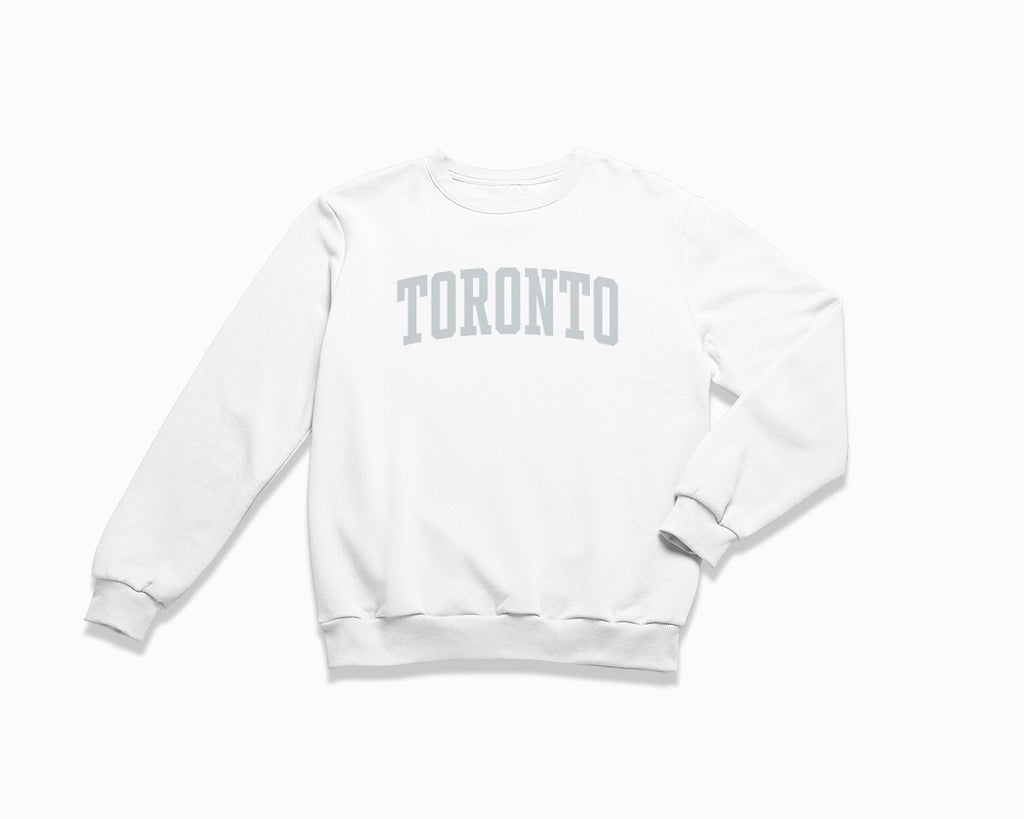 Toronto Crewneck Sweatshirt - White/Grey
