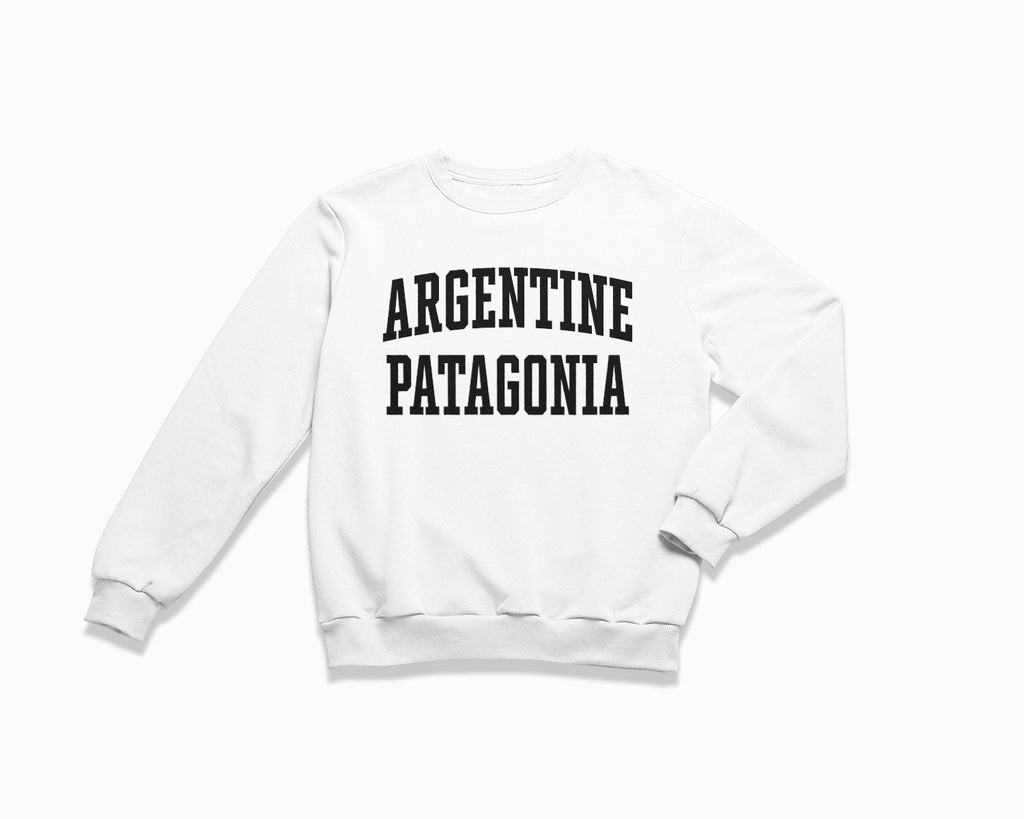 Argentine Patagonia Crewneck Sweatshirt - White/Black