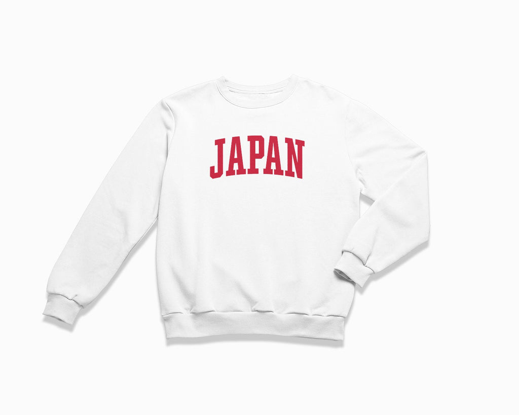 Japan Crewneck Sweatshirt - White/Red