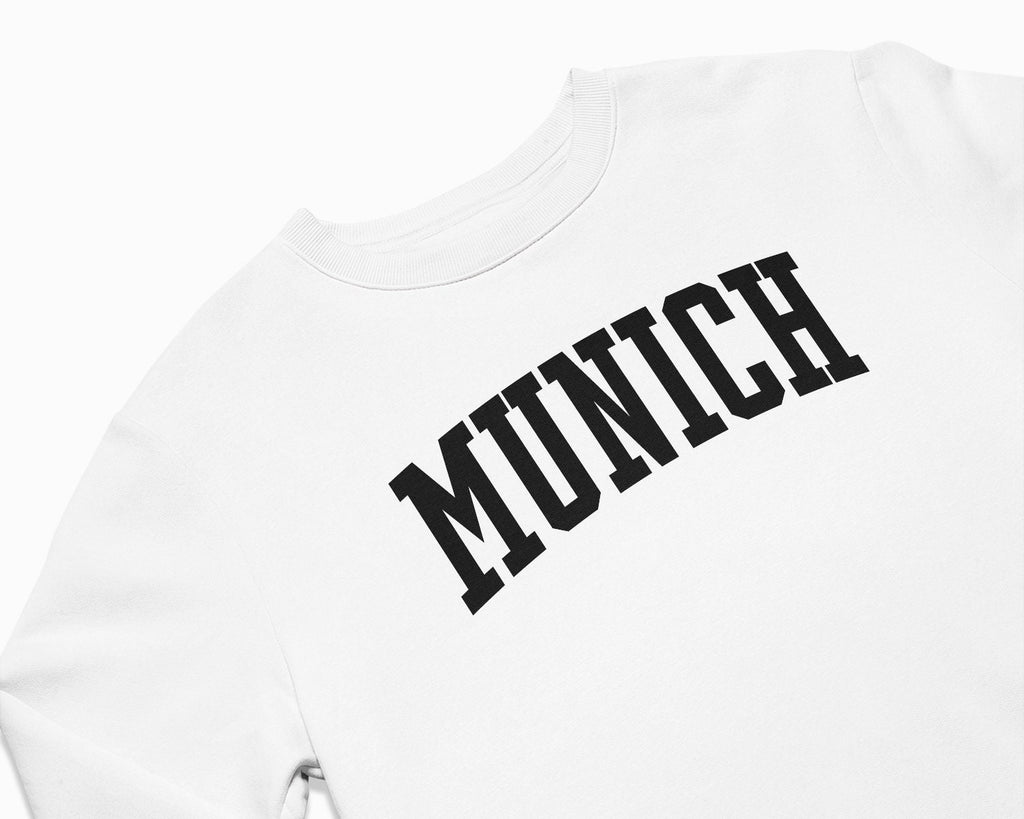 Munich Crewneck Sweatshirt - White/Black