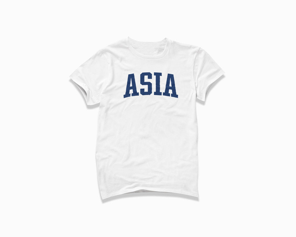 Asia Shirt - White/Navy Blue