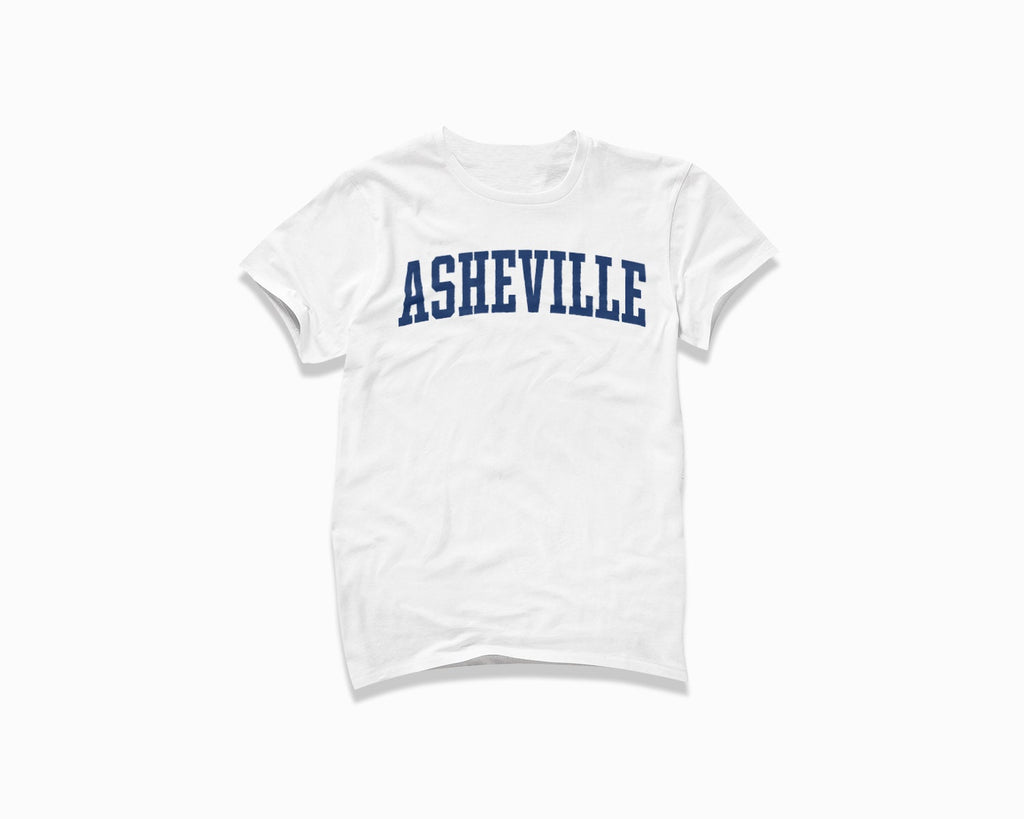 Asheville Shirt - White/Navy Blue