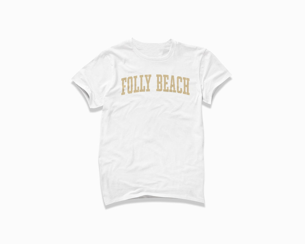 Folly Beach Shirt - White/Tan