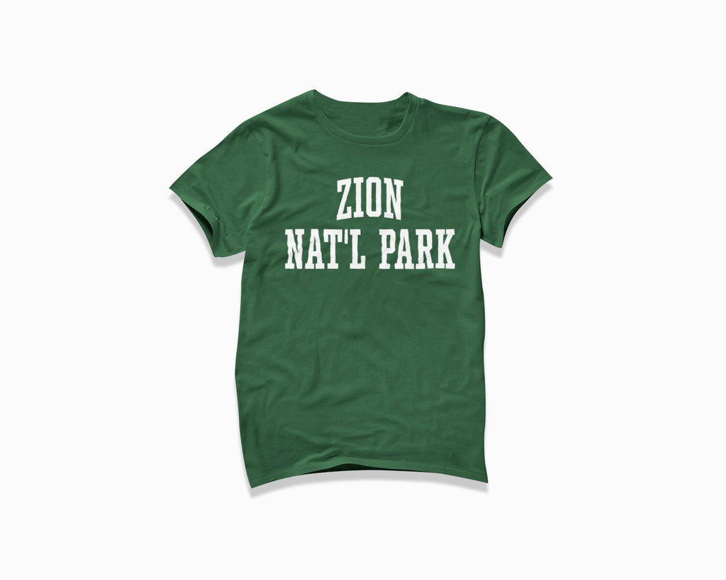 Zion National Park Shirt - Forest Green