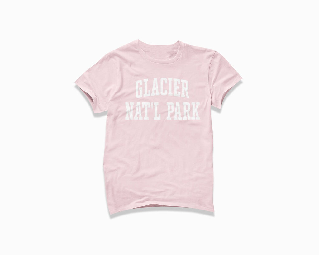 Glacier National Park Shirt - Soft Pink