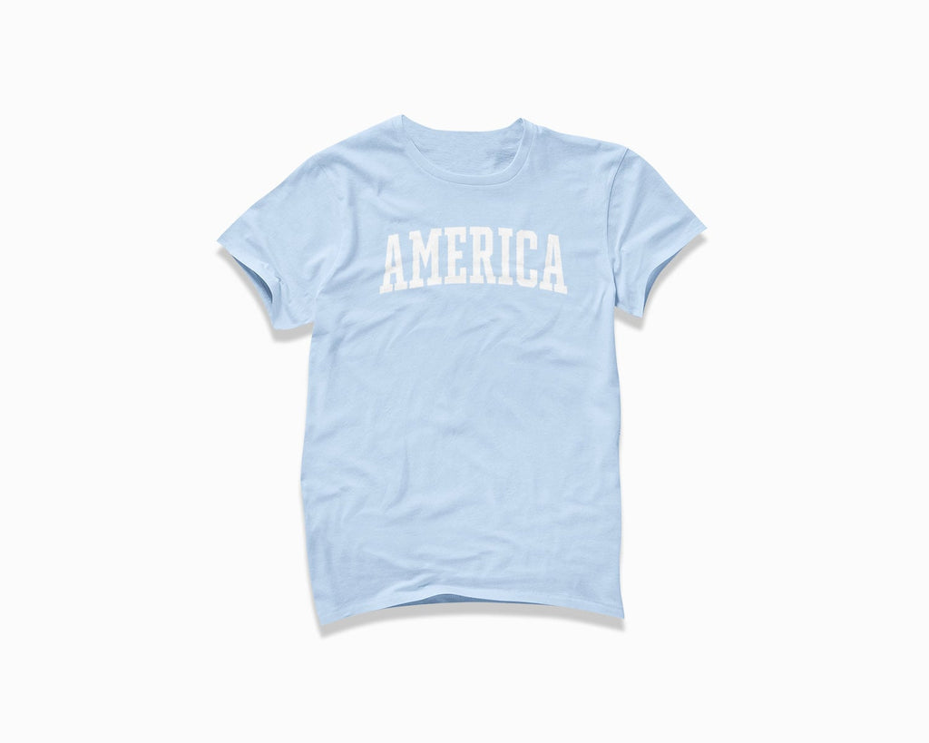 America Shirt - Baby Blue
