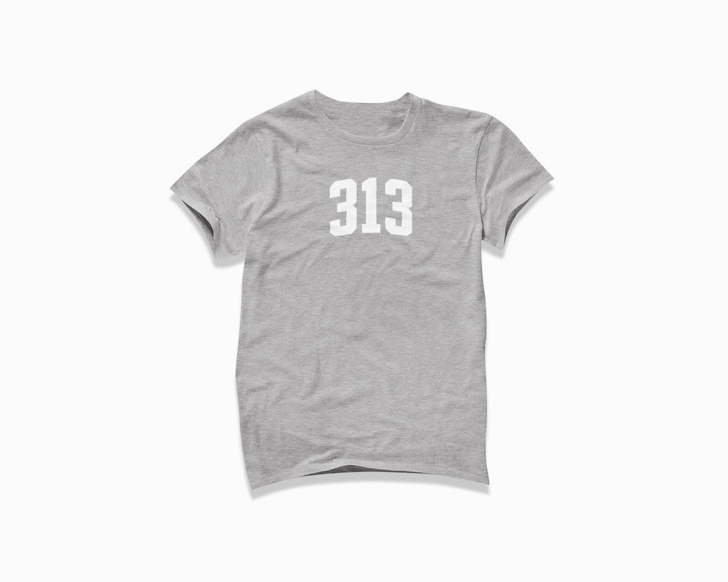 313 (Detroit) Shirt - Athletic Heather