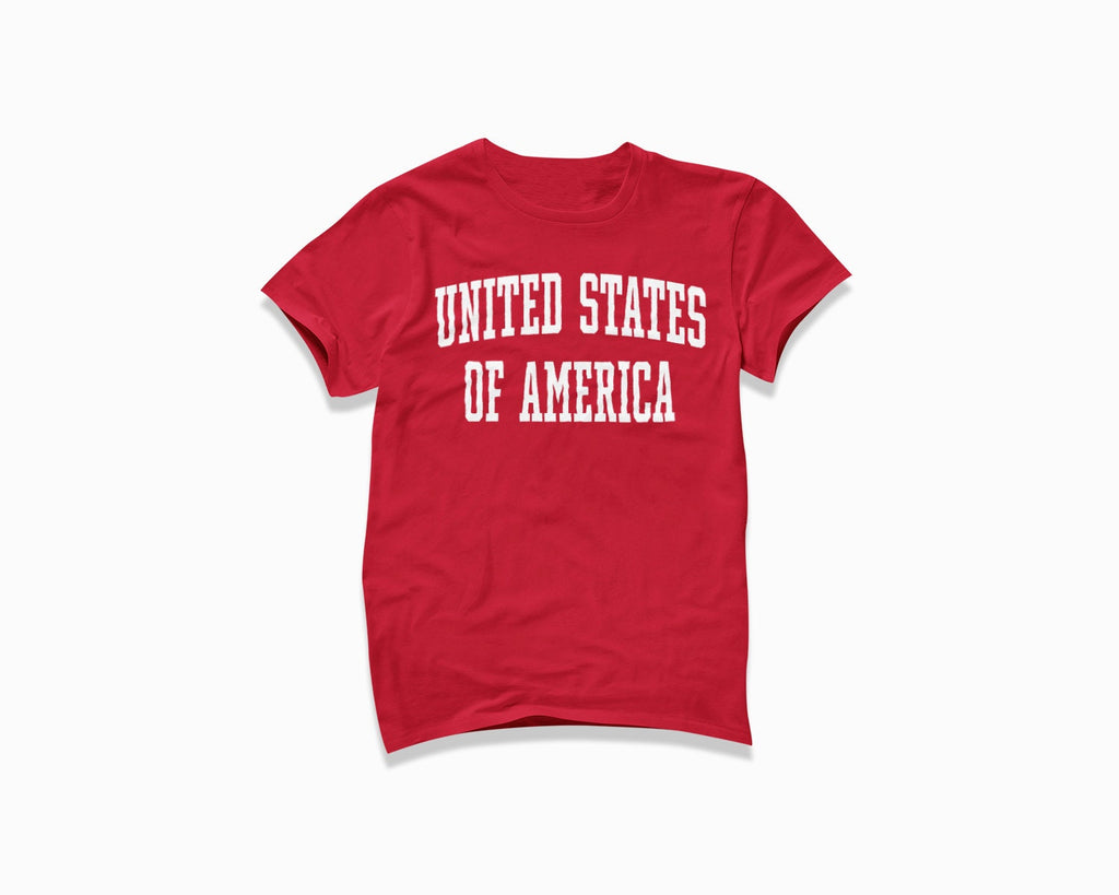 United States of America Shirt - Red