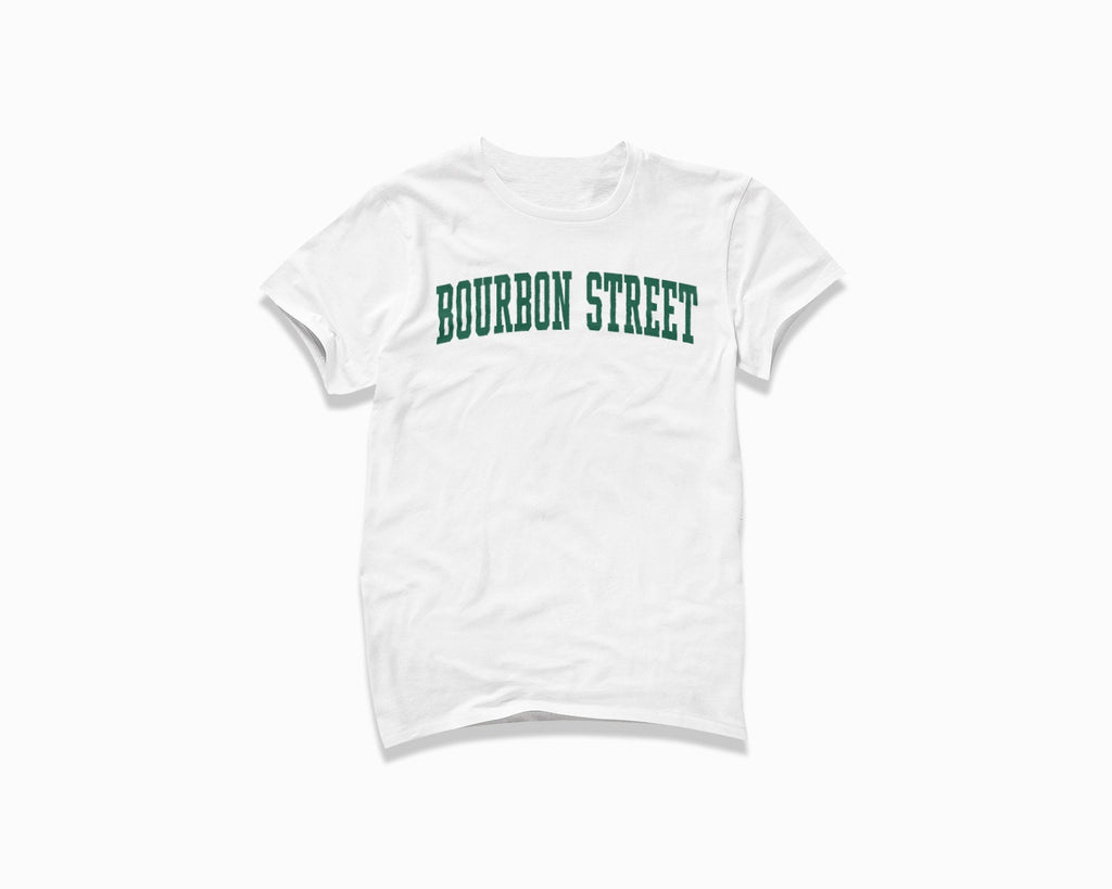 Bourbon Street Shirt - White/Forest Green