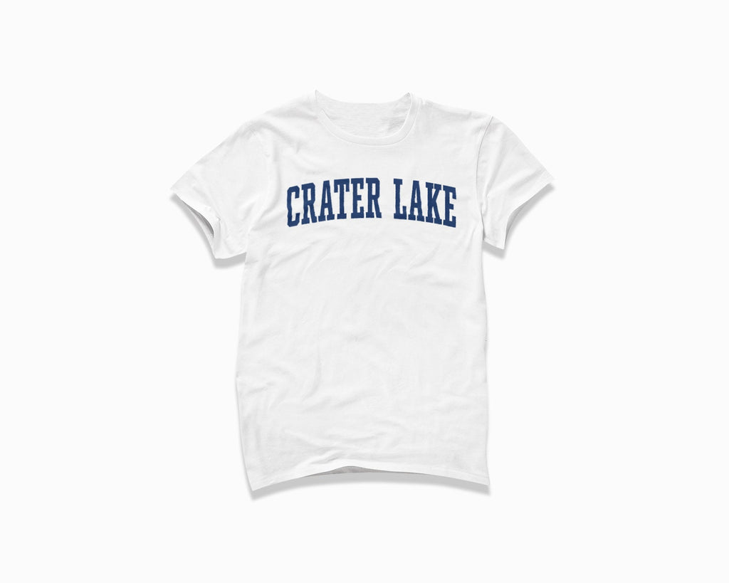 Crater Lake Shirt - White/Navy Blue