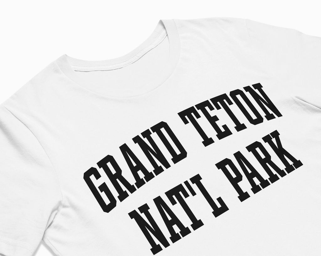 Grand Teton National Park Shirt - White/Black