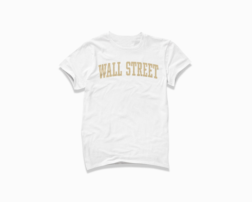 Wall Street Shirt - White/Tan