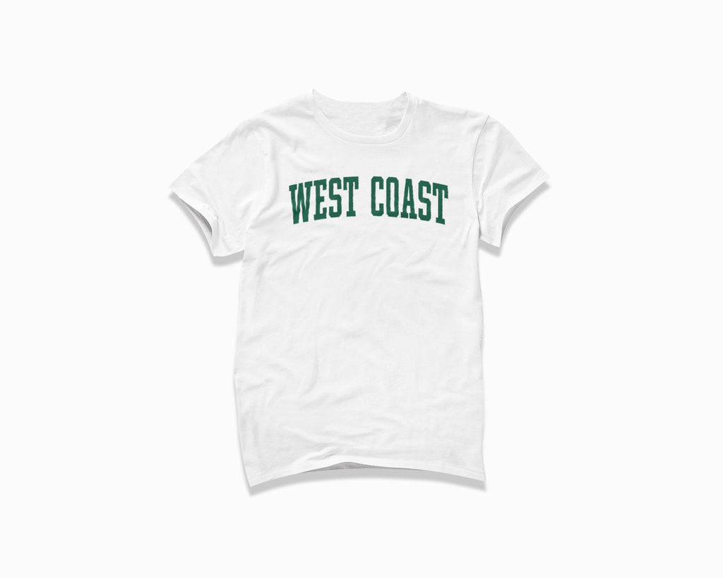 West Coast Shirt - White/Forest Green