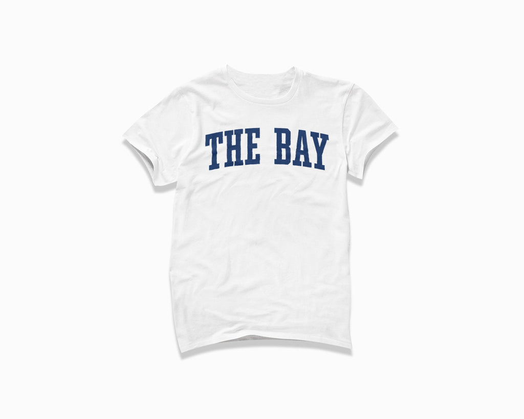 The Bay Shirt - White/Navy Blue