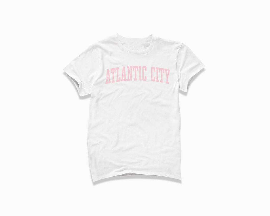 Atlantic City Shirt - White/Light Pink