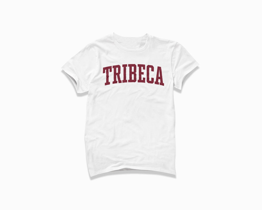 Tribeca Shirt - White/Maroon