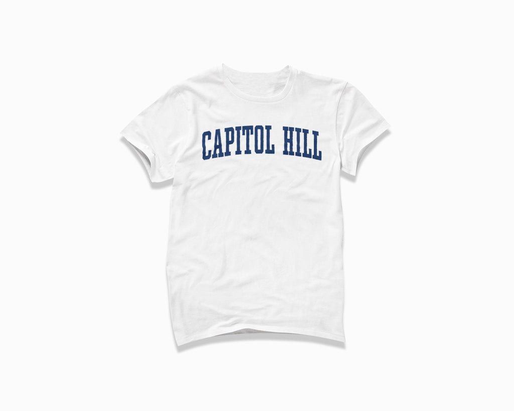 Capitol Hill Shirt - White/Navy Blue