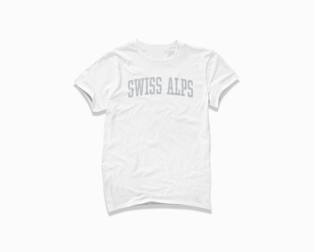 Swiss Alps Shirt - White/Grey