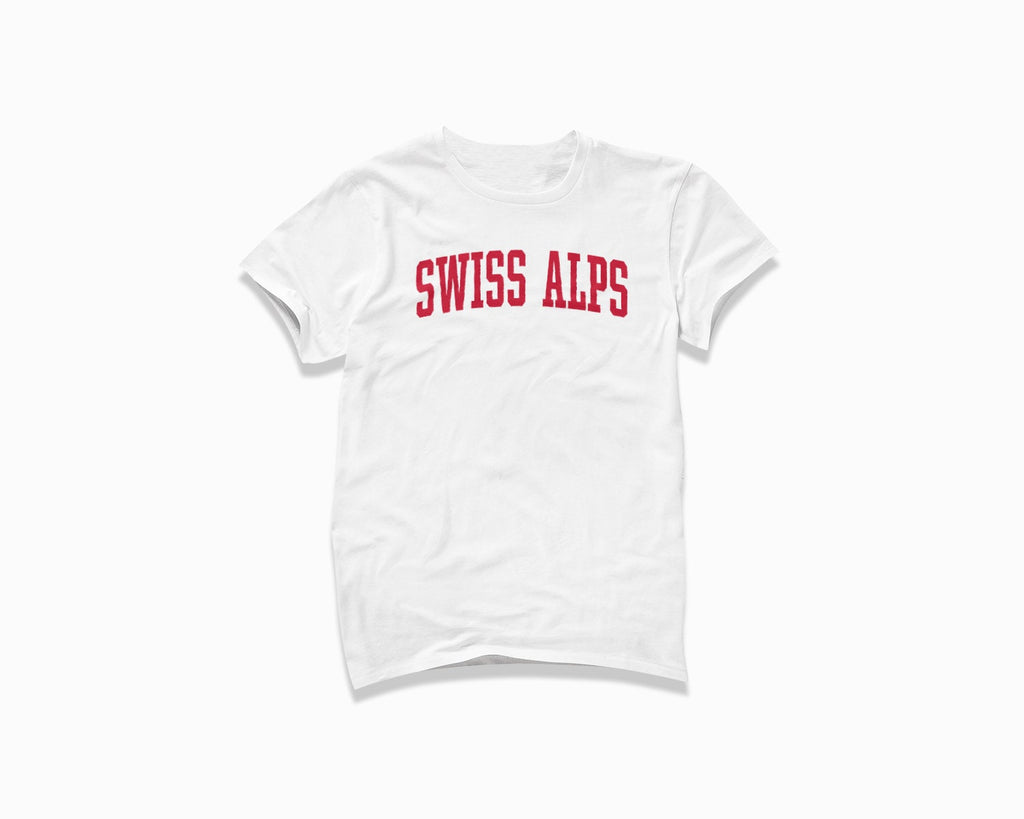 Swiss Alps Shirt - White/Red