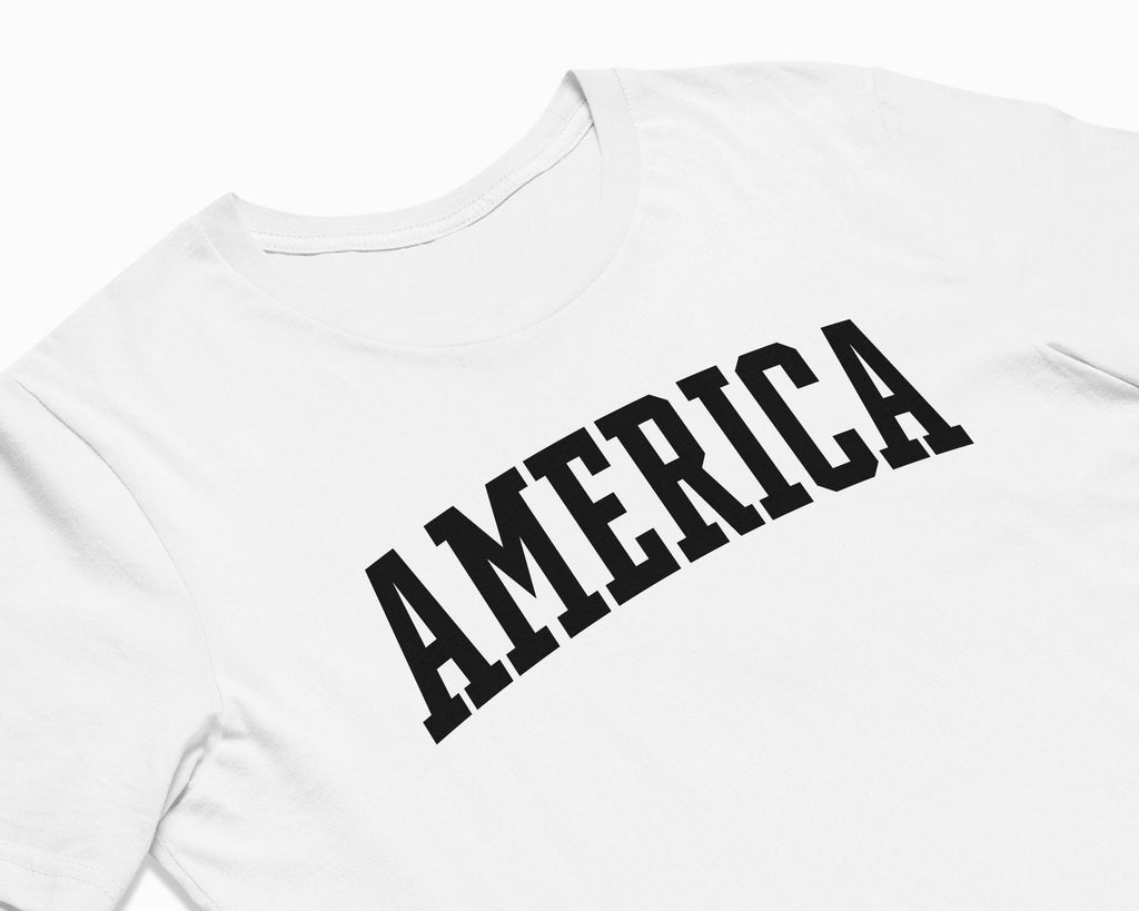 America Shirt - White/Black