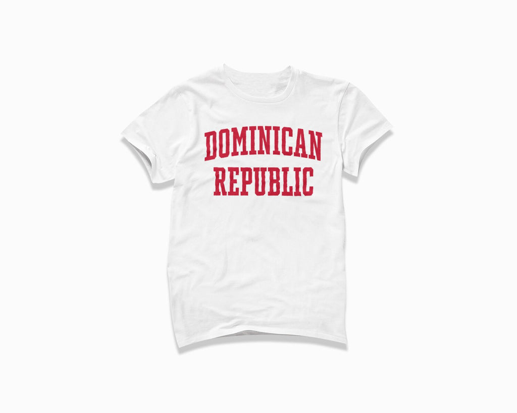 Dominican Republic Shirt - White/Red