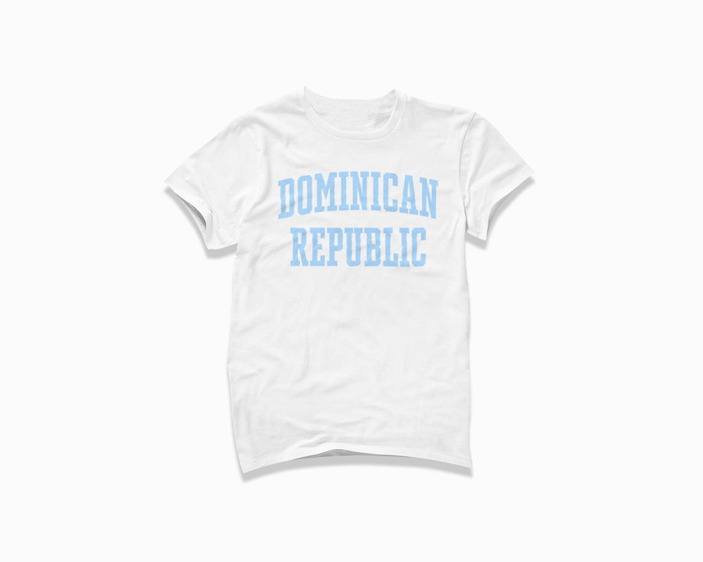 Dominican Republic Shirt - White/Light Blue