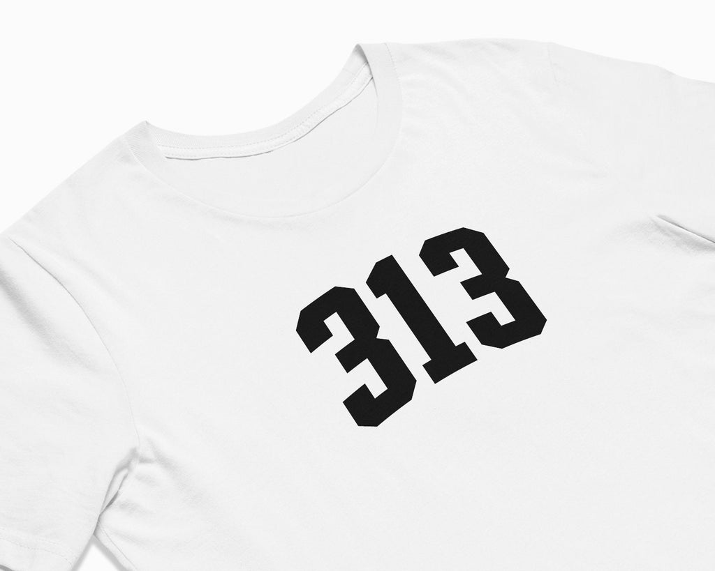 313 (Detroit) Shirt - White/Black