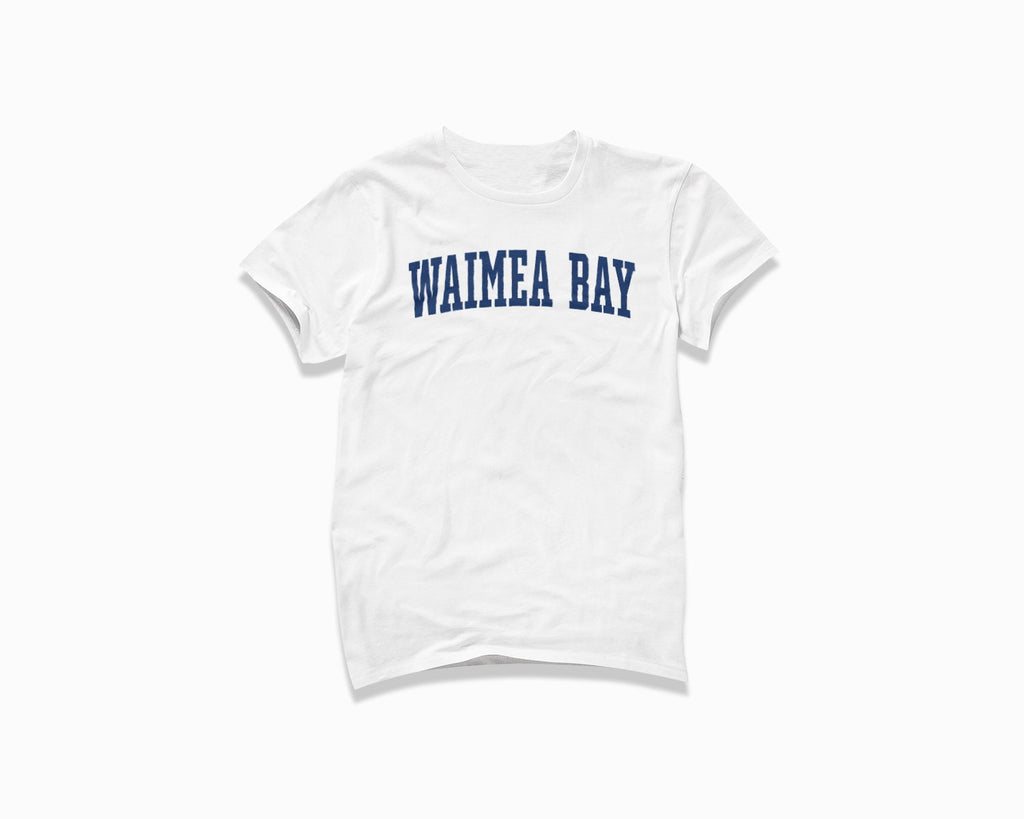 Waimea Bay Shirt - White/Navy Blue