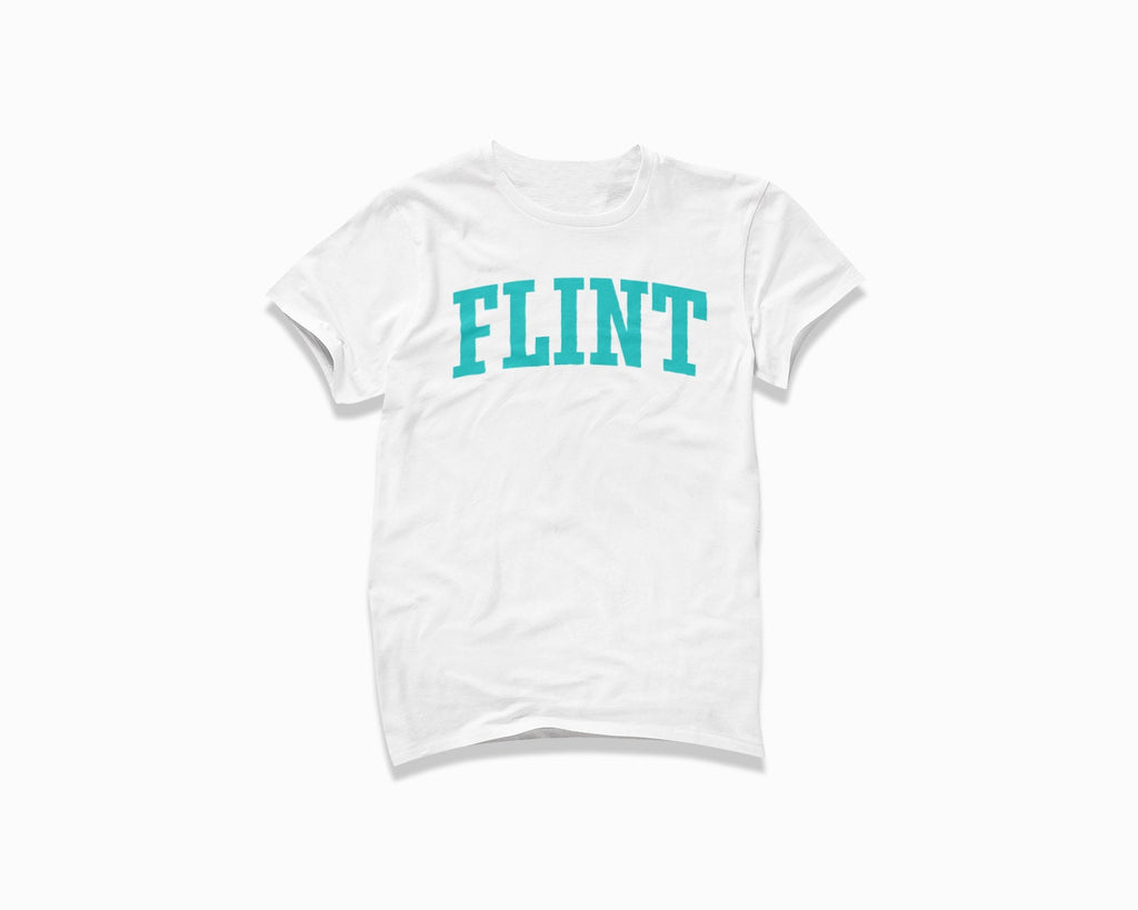 Flint Shirt - White/Turquoise