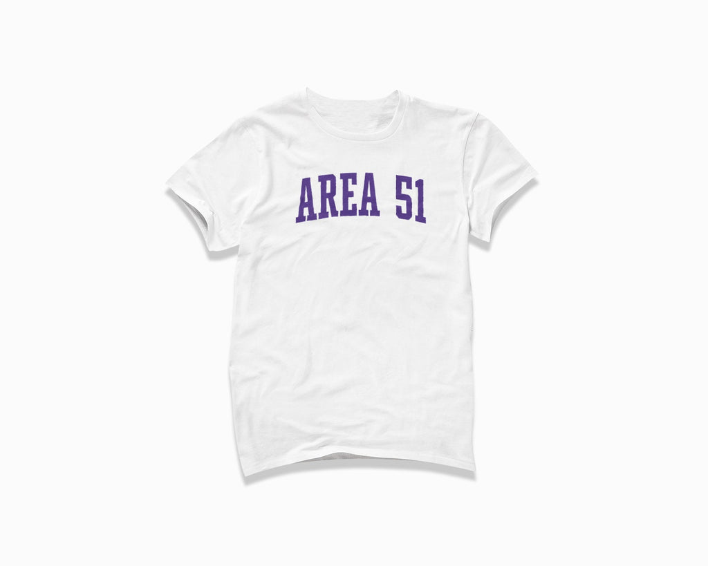 Area 51 Shirt - White/Purple