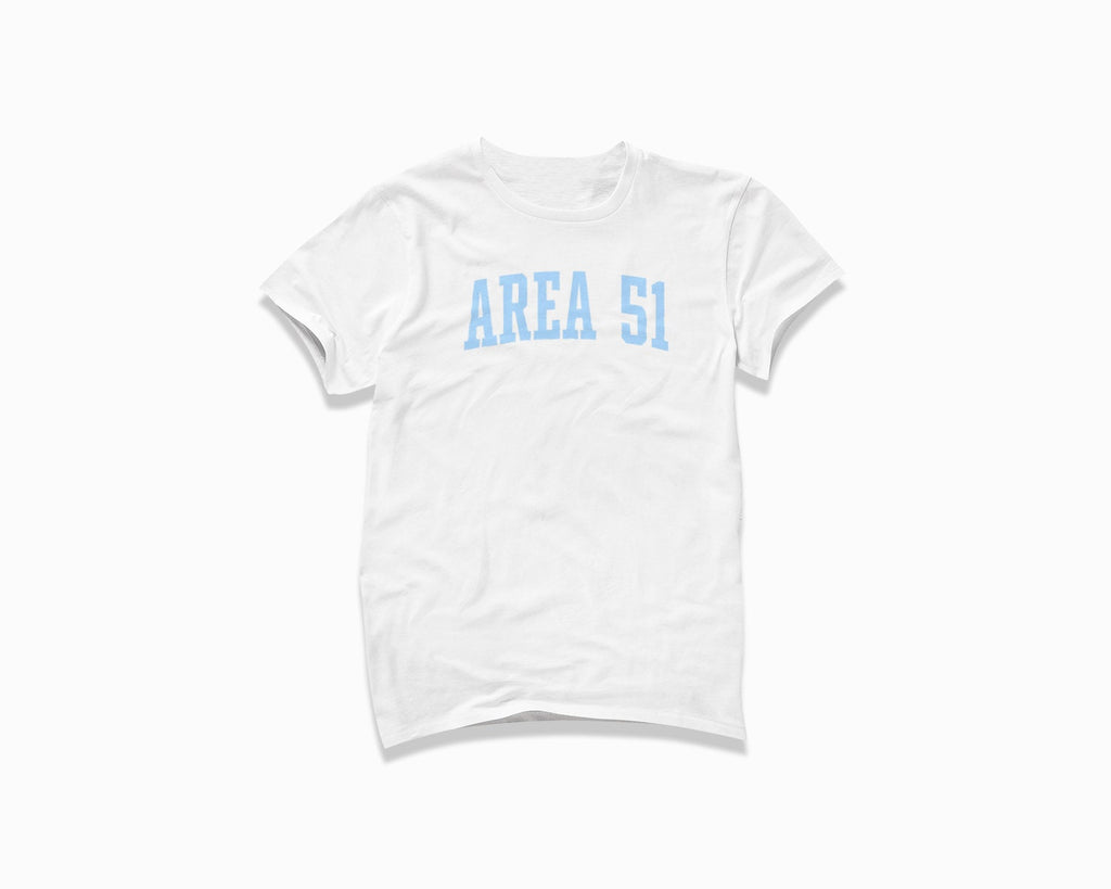 Area 51 Shirt - White/Light Blue