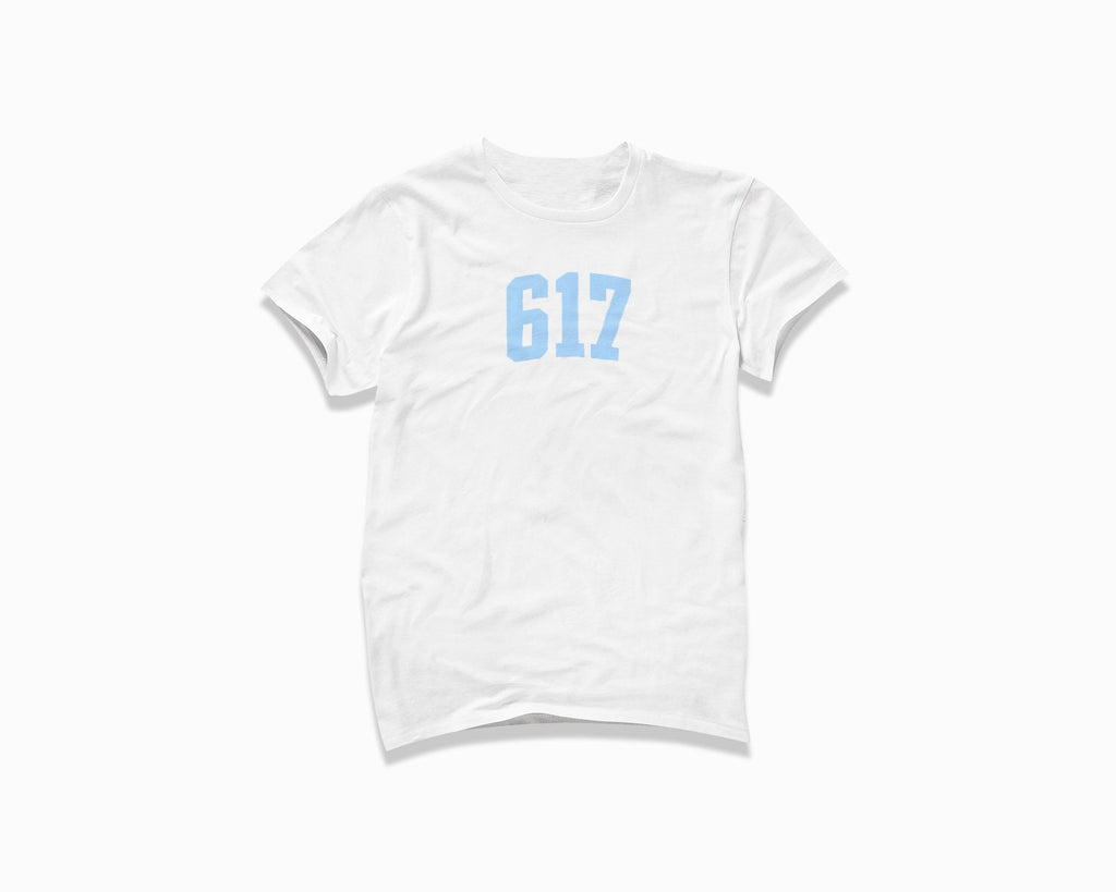 617 (Boston) Shirt - White/Light Blue