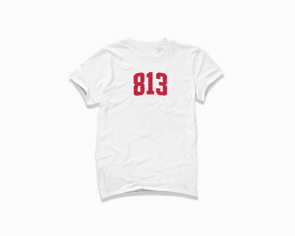 813 (Tampa) Shirt - White/Red