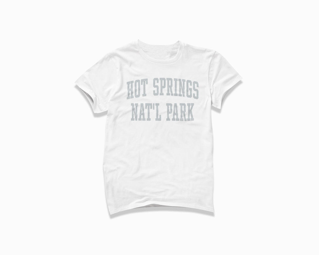 Hot Springs National Park Shirt - White/Grey