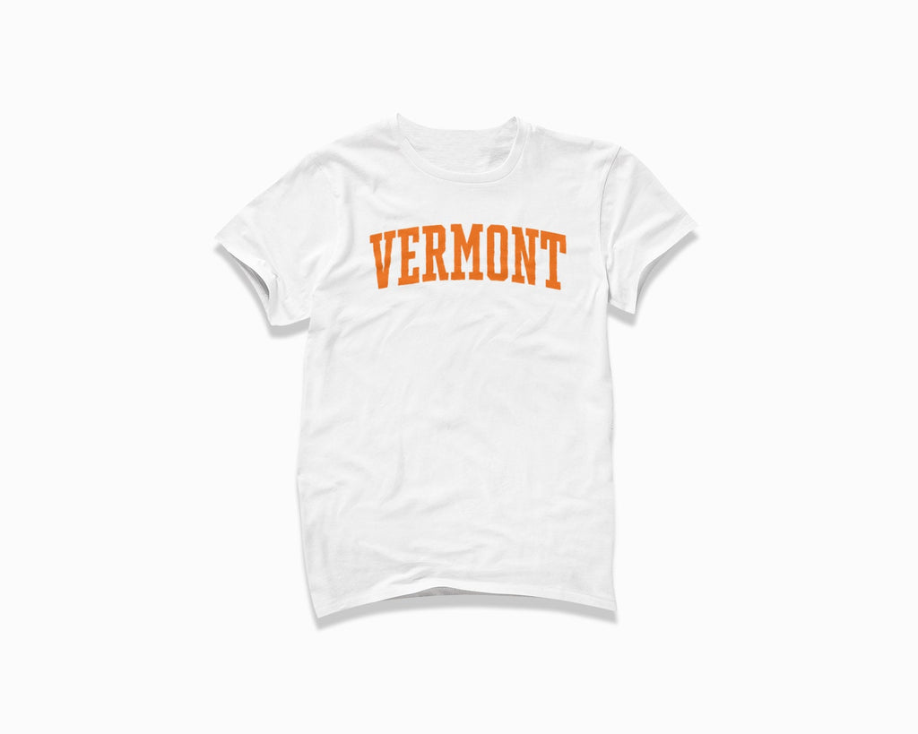 Vermont Shirt - White/Orange