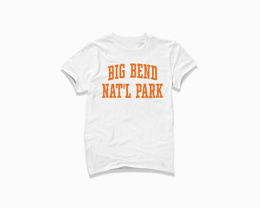 Big Bend National Park Shirt - White/Orange