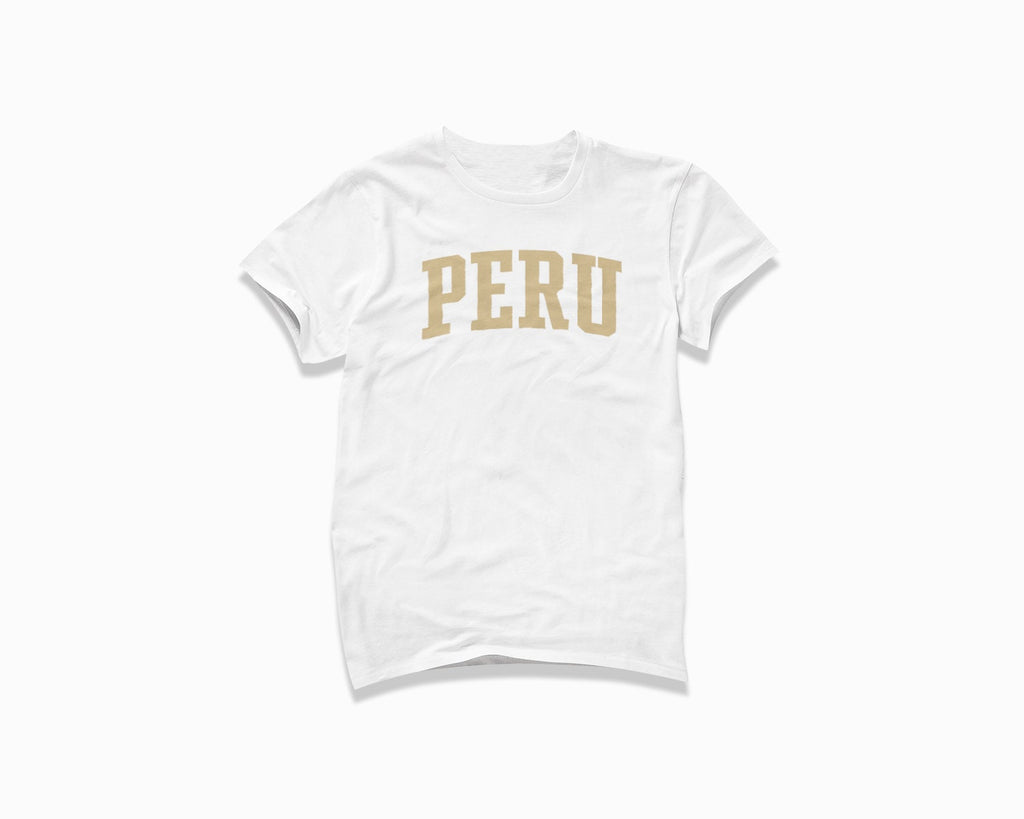 Peru Shirt - White/Tan