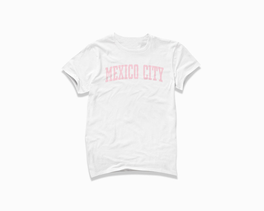 Mexico City Shirt - White/Light Pink