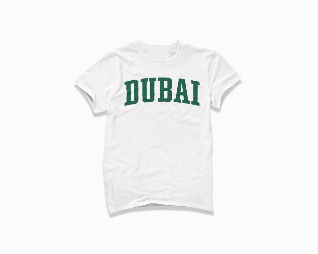Dubai Shirt - White/Forest Green